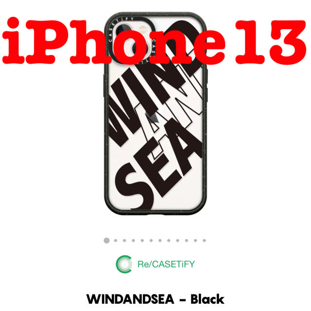Supreme(シュプリーム)のCASETIFY X wind and sea iPhone13ケース スマホ/家電/カメラのスマホアクセサリー(iPhoneケース)の商品写真