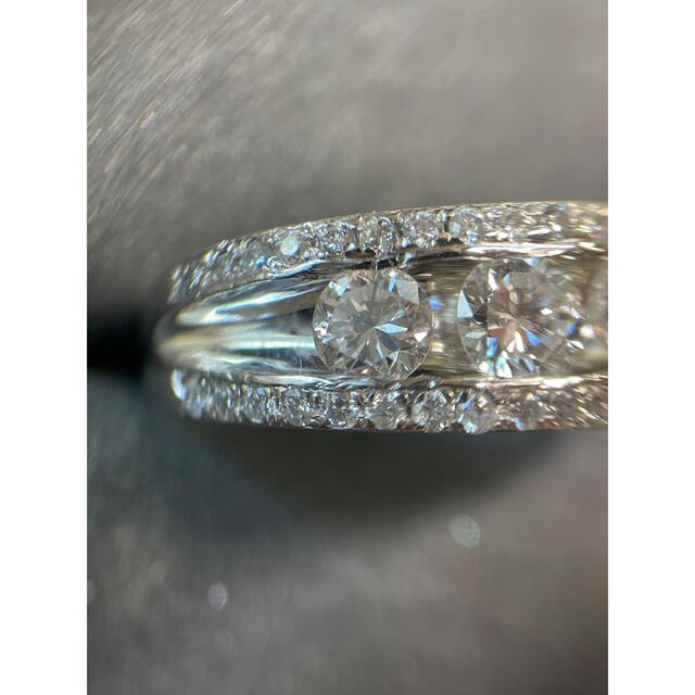 えっちゃん様　pt900 0.87ct ダイヤモンド　リング　 レディースのアクセサリー(リング(指輪))の商品写真