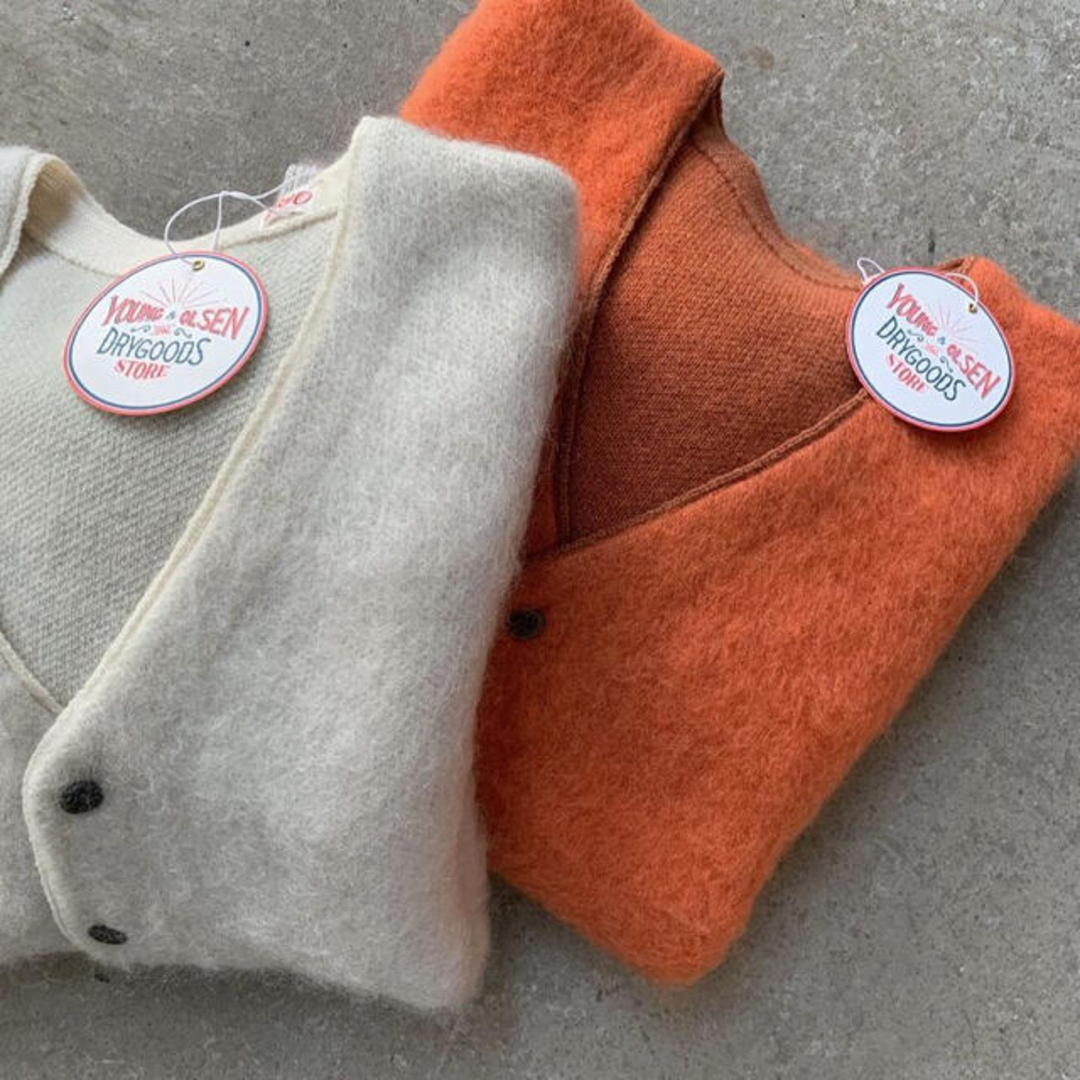 YOUNG & OLSEN MOHAIR GRANGE CARDIGAN