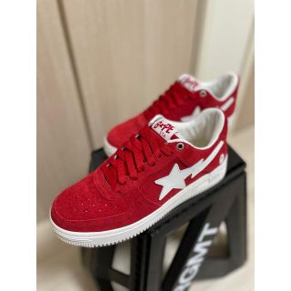 アベイシングエイプ(A BATHING APE)のBAPE STA SUEDE PACK RED NIKE supreme 27(スニーカー)