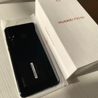 ファーウェイ(HUAWEI)のHuawei p30 lite  64ギガ ミッドナイトブラック(スマートフォン本体)