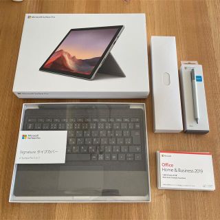 マイクロソフト(Microsoft)のSurface Pro7 Corei7 512/16 + タイプカバー + ペン(タブレット)