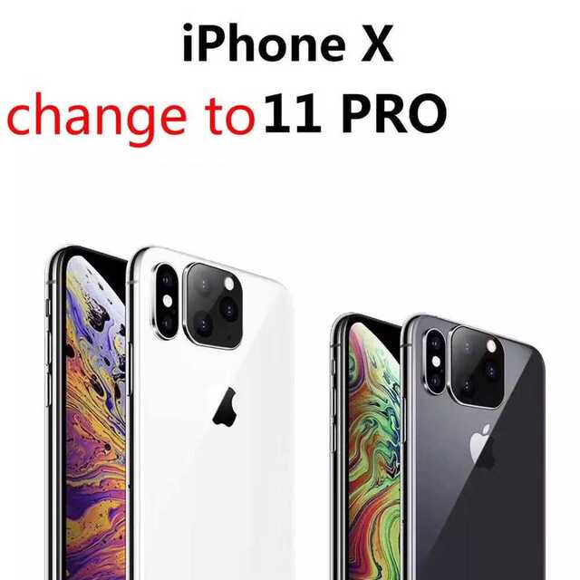 iPhoneX ダミーレンズ　iPhoneXレンズカバー　ラクマ最安値❗️ スマホ/家電/カメラのスマホアクセサリー(モバイルケース/カバー)の商品写真