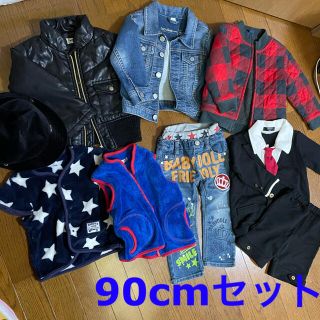 ベビーギャップ(babyGAP)の子供服 90cmセット ジャケット スーツ ベスト(ジャケット/上着)