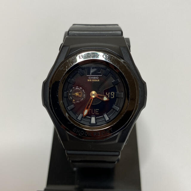 Baby-G(ベビージー)のBaby-G BGA-141 ブラックIPベゼル レディースのファッション小物(腕時計)の商品写真