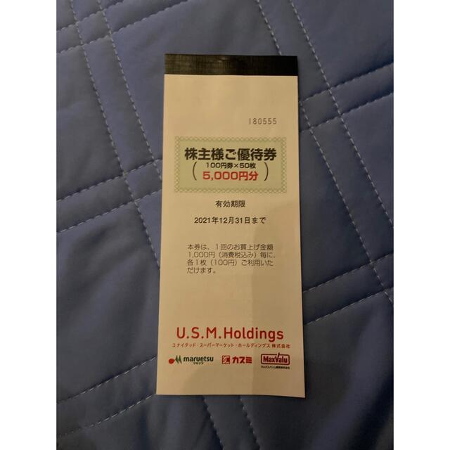 カスミ株主優待券1,000円分　送料無料 チケットの優待券/割引券(ショッピング)の商品写真