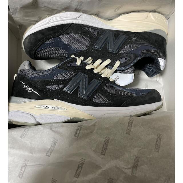 ニューバランス　kith990Ｖ3 ネイビー　　26センチ 1