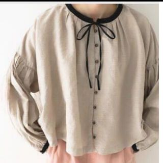 nest Robe - ネストローブ♡リネンショートスモックブラウスの通販 by