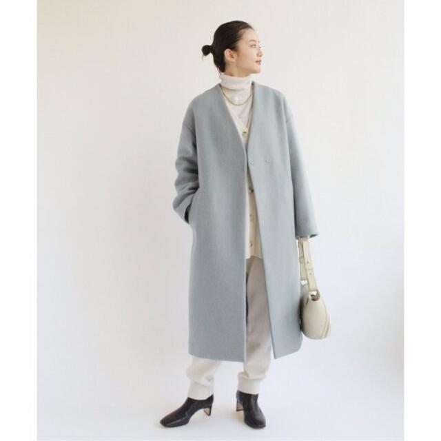 IENA - MANTECOノーカラーコート 34の通販 by kan's shop|イエナなら