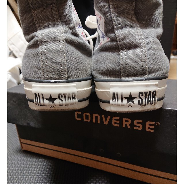 CONVERSE(コンバース)のmomo様  コンバース  ハイカット グレー   24cm レディースの靴/シューズ(スニーカー)の商品写真