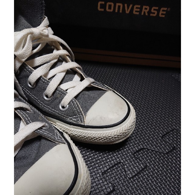 CONVERSE(コンバース)のmomo様  コンバース  ハイカット グレー   24cm レディースの靴/シューズ(スニーカー)の商品写真