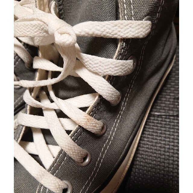 CONVERSE(コンバース)のmomo様  コンバース  ハイカット グレー   24cm レディースの靴/シューズ(スニーカー)の商品写真