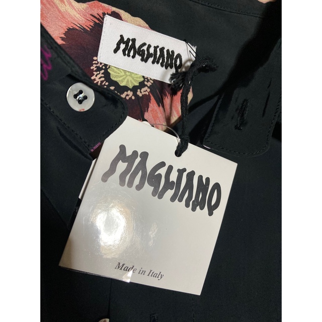 即完売品　希少サイズ　Maglianoマリアーノ　22ss ツイストボタンシャツ
