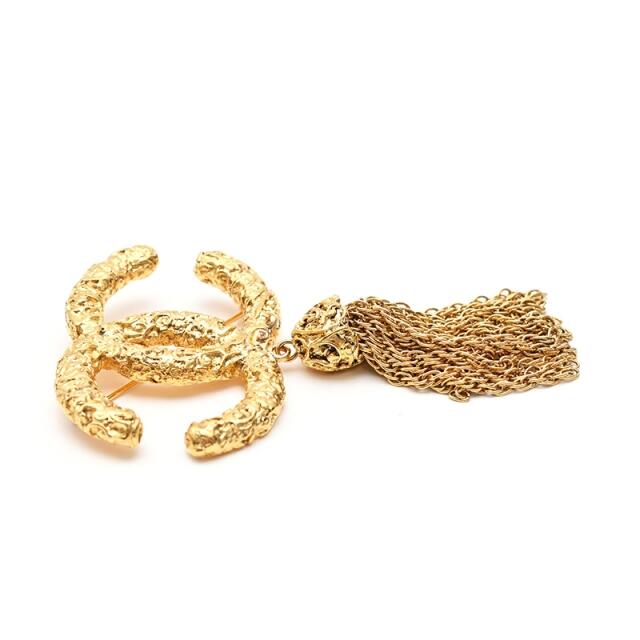 シャネル CHANEL ココマーク 溶岩 ブローチ（CHANEL シャネル
