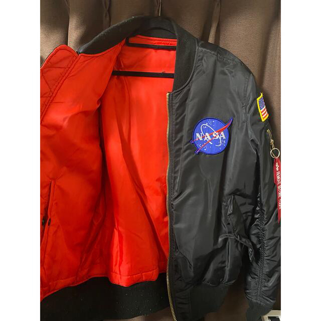 ALPHA INDUSTRIES(アルファインダストリーズ)のALPHA アルファ TA0113 MA-1 NASA APOLLO メンズのジャケット/アウター(フライトジャケット)の商品写真