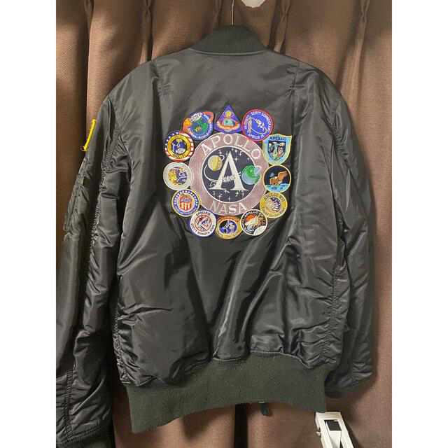 ALPHA INDUSTRIES(アルファインダストリーズ)のALPHA アルファ TA0113 MA-1 NASA APOLLO メンズのジャケット/アウター(フライトジャケット)の商品写真