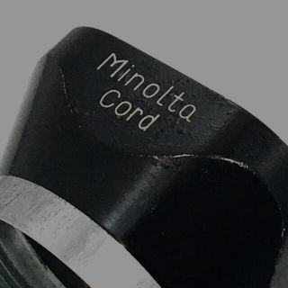 コニカミノルタ(KONICA MINOLTA)のMINOLTA CORD ビンテージ角形フード ミノルタコード2眼レフ(フィルムカメラ)