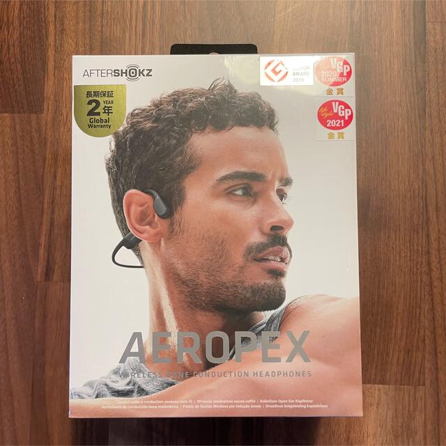 オーディオ機器新品未開封 AFTERSHOKZ AEROPEX COSMIC BLACK