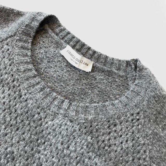ROBERTO エクストラファインメリノウールニット 46の通販 by ラクマ |ロベルトコリーナならラクマ COLLINA - 定価3.6万 ロベルトコリーナ 在庫通販