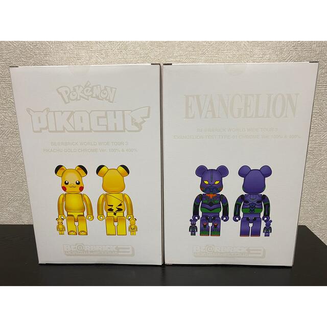 BE@RBRICK WORLD WIDE TOUR 3 ピカチュウ エヴァ初号機