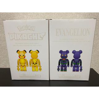 メディコムトイ(MEDICOM TOY)のBE@RBRICK WORLD WIDE TOUR 3 ピカチュウ エヴァ初号機(キャラクターグッズ)