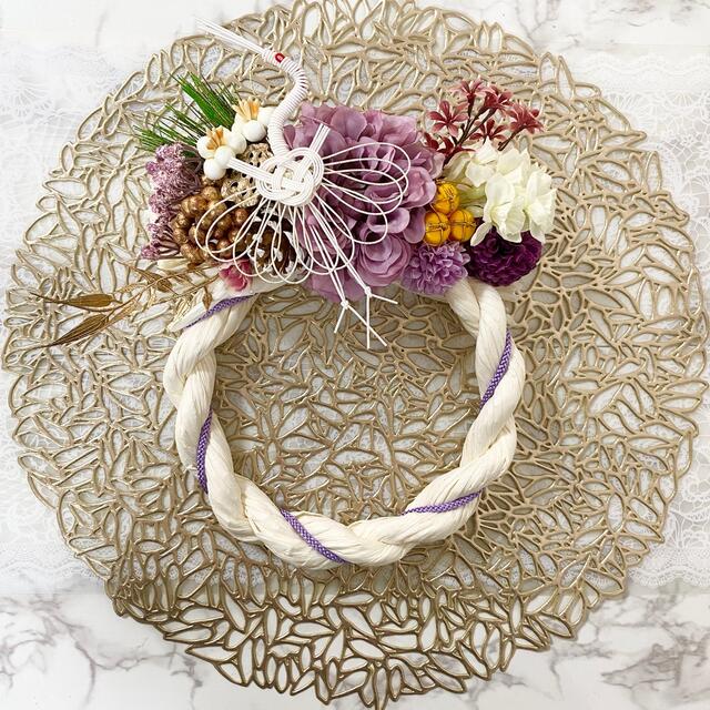 ご準備まだの方!!迎春♡オシャレモダンしめ飾り(アーテフィシャル ... ご準備まだの方!!迎春♡オシャレモダンしめ飾り(アーティフィシャルフラワー)