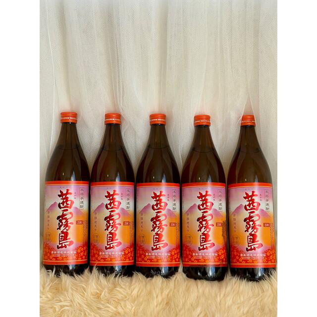 【2015-2016年製造】茜霧島９００ml５本セット（アルコール度数２５％） 食品/飲料/酒の酒(焼酎)の商品写真