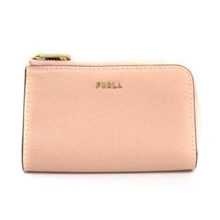 フルラ(Furla)のフルラ  バビロン L字ファスナー キーケース キーリング レザー 牛革 ピンク(キーケース)