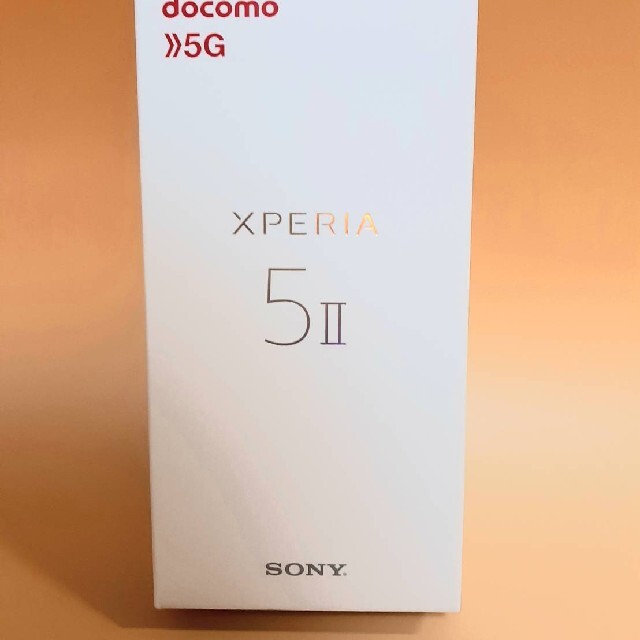 docomo Xperia 5 II  SO-52A パープル 新品未開封スマートフォン/携帯電話