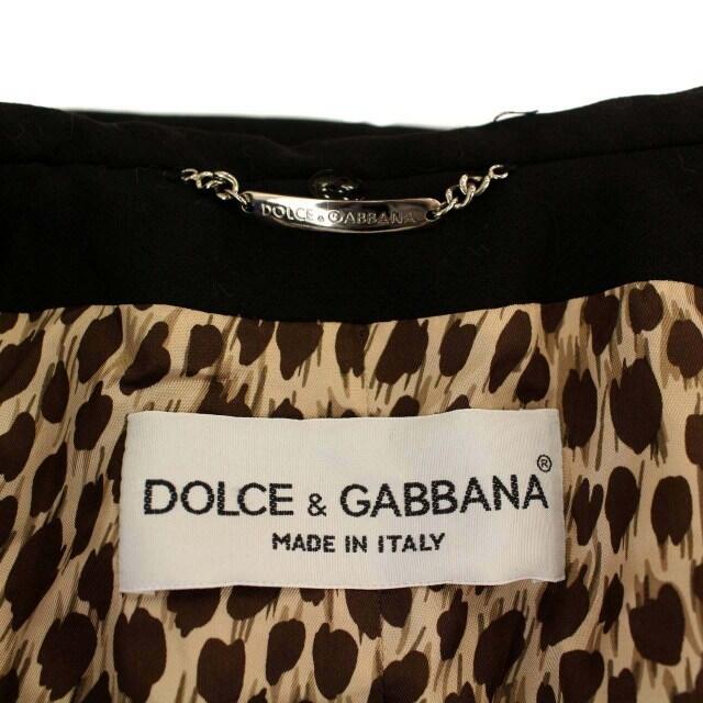 【イタリア製】【M】DOLCE＆GABBANA ジャケット レディース ヒョウ柄