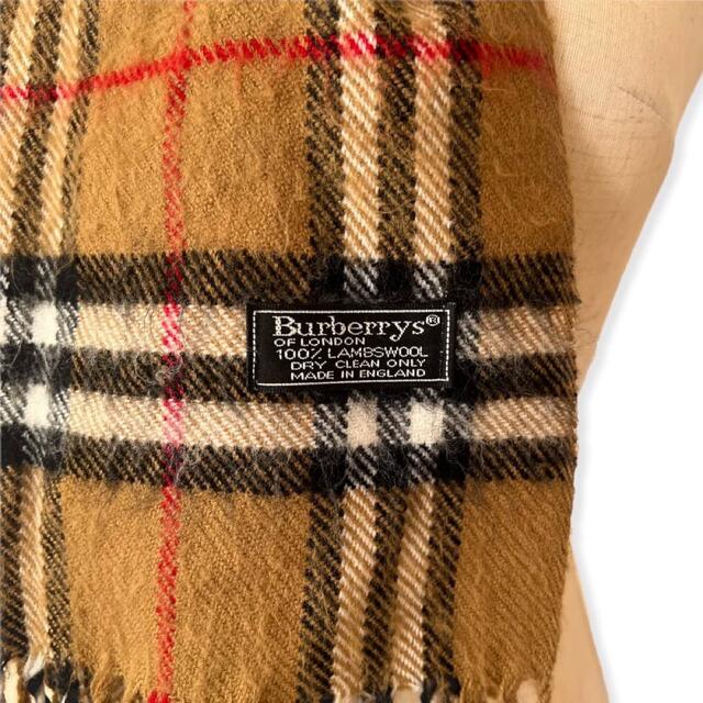 BURBERRY(バーバリー)のBURBERRY バーバリー マフラー ブラウン系 ラムズウール ストール レディースのファッション小物(マフラー/ショール)の商品写真