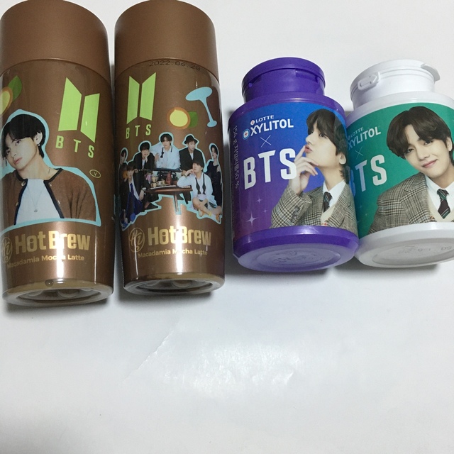 BTS コーヒー xylitol ジョングク セット売り