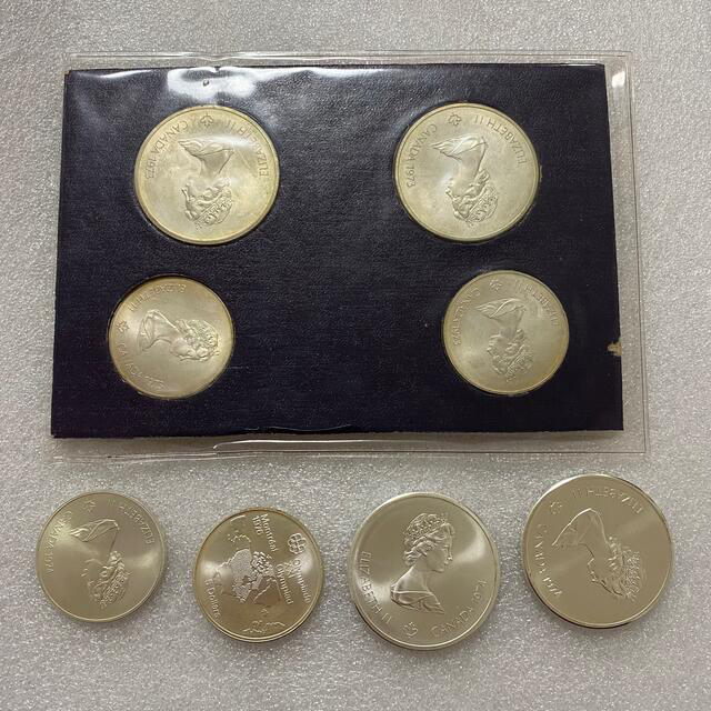 モントリオールオリンピック記念銀貨セット美術品/アンティーク