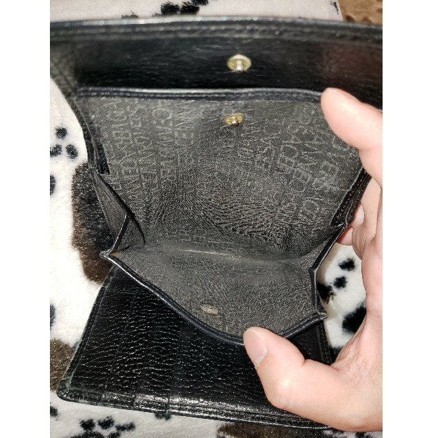 VERSACE - ヴェルサーチ VERSACE 折財布 黒革の通販 by QOL's shop
