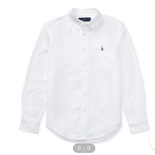 ラルフローレン(Ralph Lauren)のラルフローレン　ボーイズ　Lサイズ　ホワイト　オックスフォードシャツ(ドレス/フォーマル)