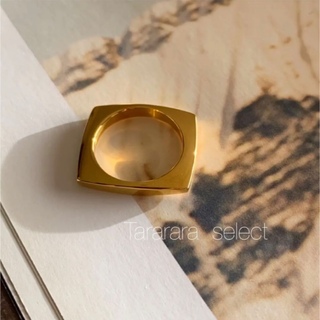●stainless Square ring●金属アレルギー対応(リング(指輪))