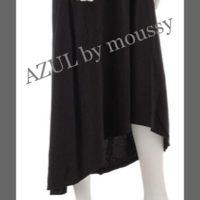 AZUL by moussy(アズールバイマウジー)のドロップヘムタンクマキシOP レディースのワンピース(ロングワンピース/マキシワンピース)の商品写真