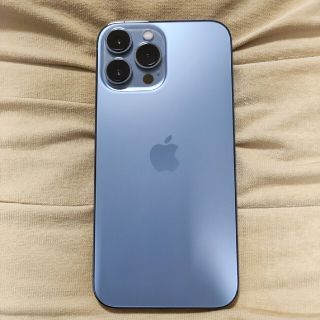 アイフォーン(iPhone)の[美品]iPhone13 pro max 128gb シエラブルー(スマートフォン本体)