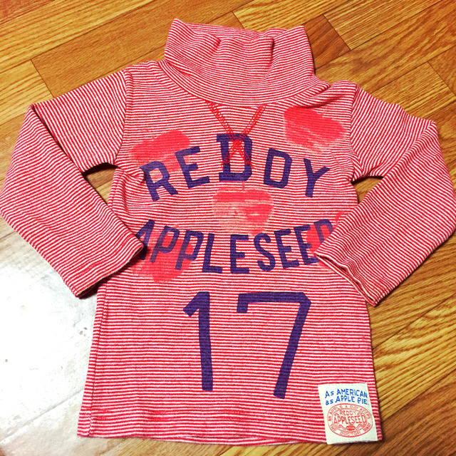 REDDY APPLESEED(レディーアップルシード)の美品 APPLESEED トップス80 キッズ/ベビー/マタニティのベビー服(~85cm)(トレーナー)の商品写真