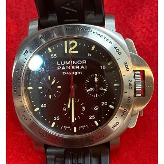 オフィチーネパネライ(OFFICINE PANERAI)の〔ニクソン様専用〕メンズ腕時計  パネライ ルミノール クロノ デイライト(腕時計(アナログ))