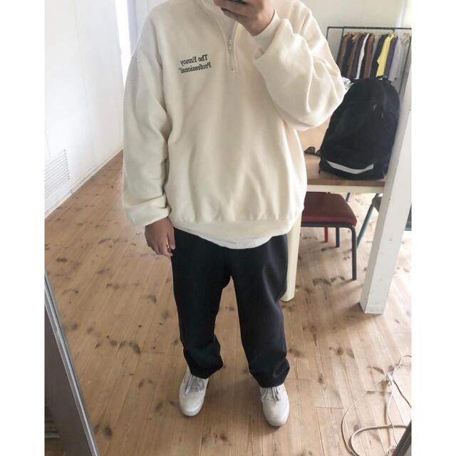 春夏新作 SELECT 1LDK - ハーフジップスウェット XL ennoy スウェット