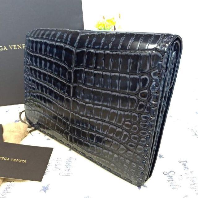 大人気限定SALE Bottega Veneta - bottega クロコ クラッチバッグの