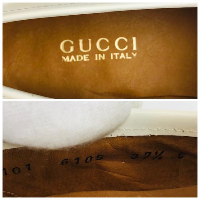 極美品 GUCCI パテントレザー ホースビットローファー(37 1/2C) # www