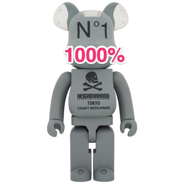 NEIGHBORHOOD(ネイバーフッド)の新品未開封 BE@RBRICK NEIGHBORHOOD 1000％ ネイバー エンタメ/ホビーのフィギュア(その他)の商品写真