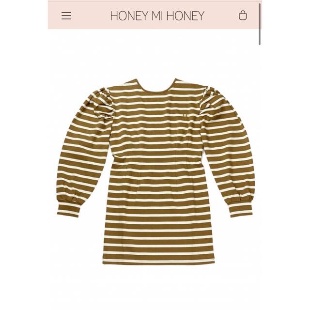 Honey mi Honey(ハニーミーハニー)のHONEY MI HONEY♡border cutsew one-piece レディースのワンピース(ミニワンピース)の商品写真