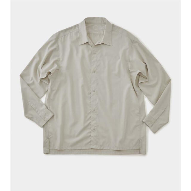 山と道 Bamboo Shirt white sand 新品