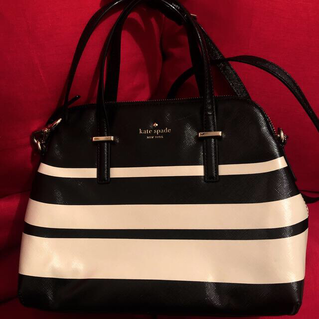 ショルダーバッグ【おまとめ専用】kate spade 2wayショルダー バッグ 黒アイボリー