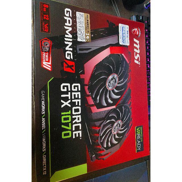 値下げセール MSI GeForce GTX 1070 GAMING X 8G PCパーツ