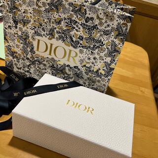 ディオール(Dior)のDIOR ギフトボックス（空箱）リボン、ショッパー(ラッピング/包装)