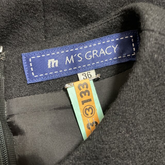M'S GRACY(エムズグレイシー)のエムズグレイシー　ワンピース　クリーニング済み　正規品 レディースのワンピース(ひざ丈ワンピース)の商品写真